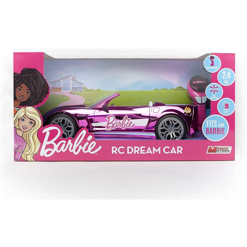 Mondo Remote Control Barbie Dream Car , Pink Toys4me