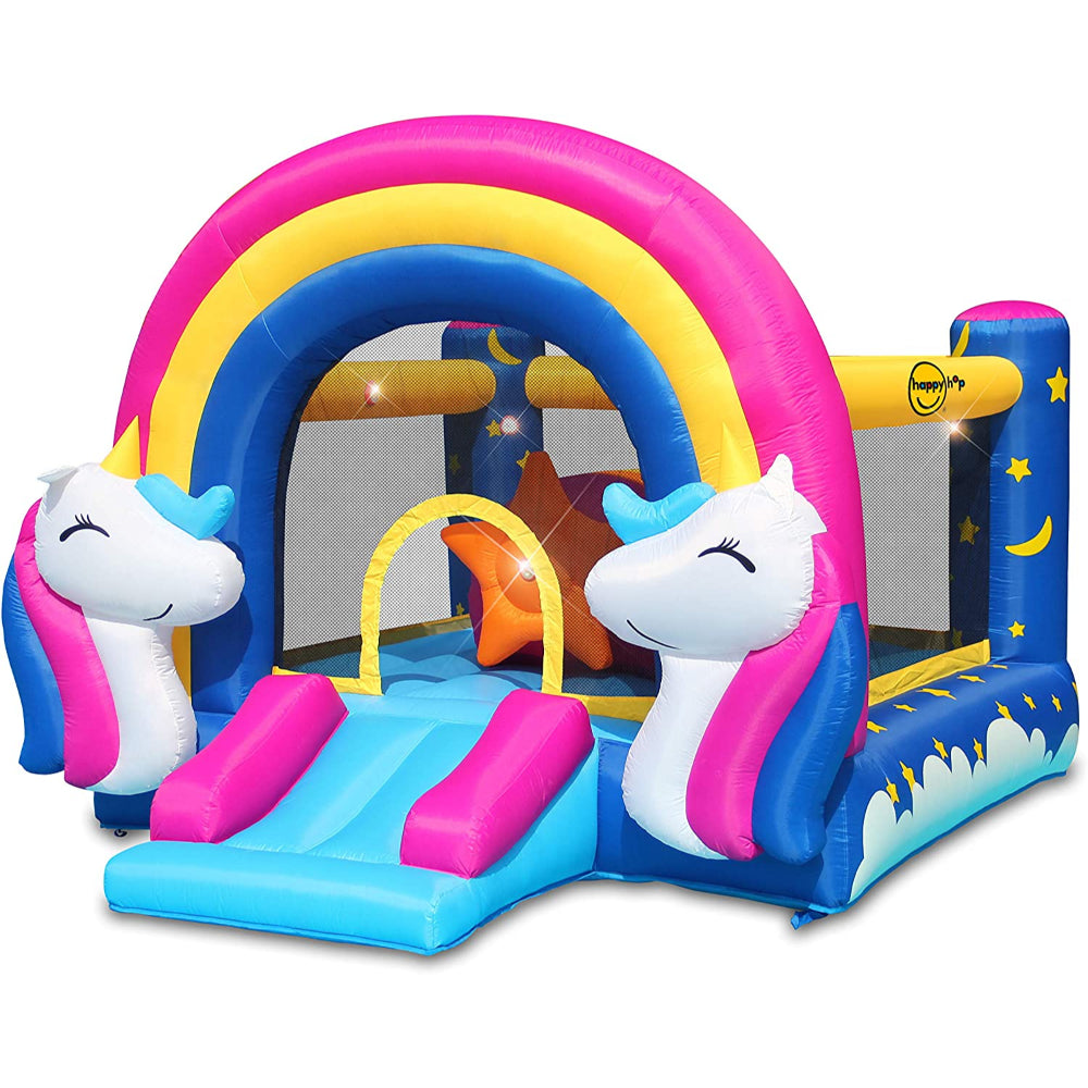 Happy Hop Fantasy Unicorn Interactive Bouncy Castles Happy Air  Image#1
