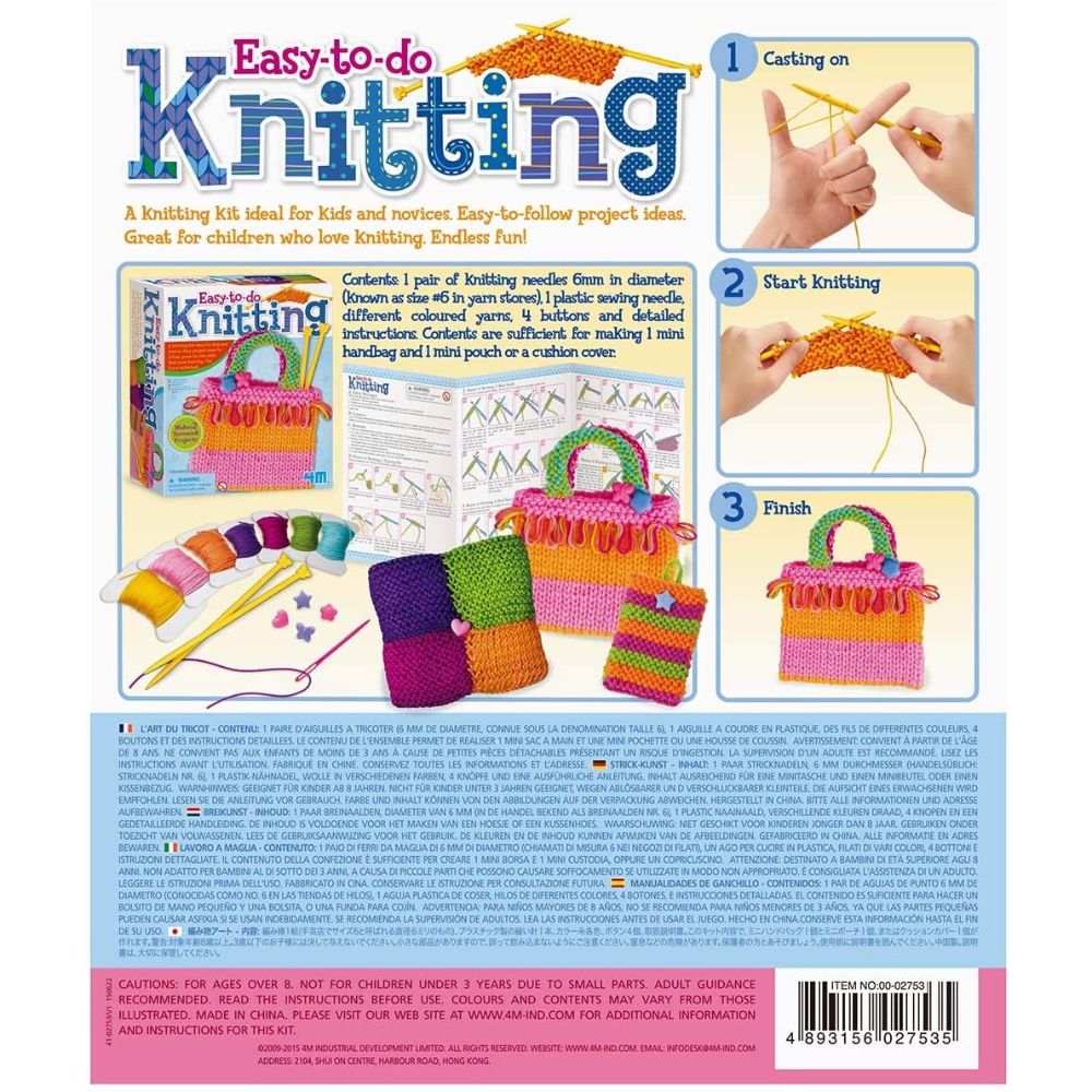 4M Easy-To-Do Knitting Kit