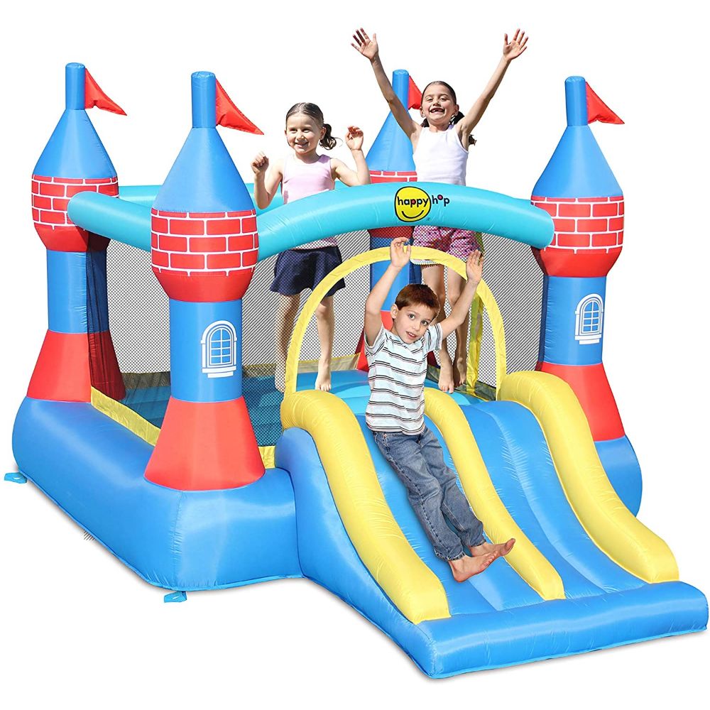 Happy Hop Castle Bouncer with Double Slide Happy Hop Castle Bouncer with Double Slide
