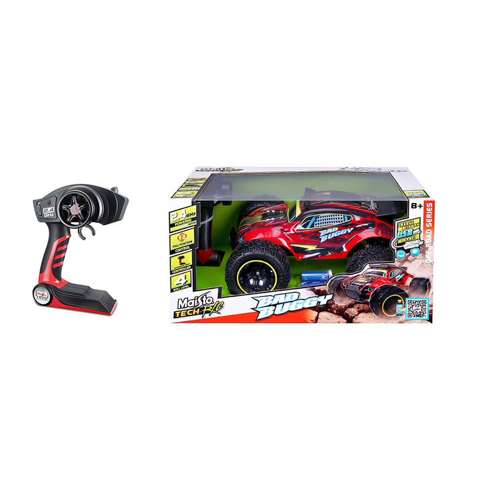 Maisto Tech RC Off-Road Series Bad Buggy - Red  Image#1