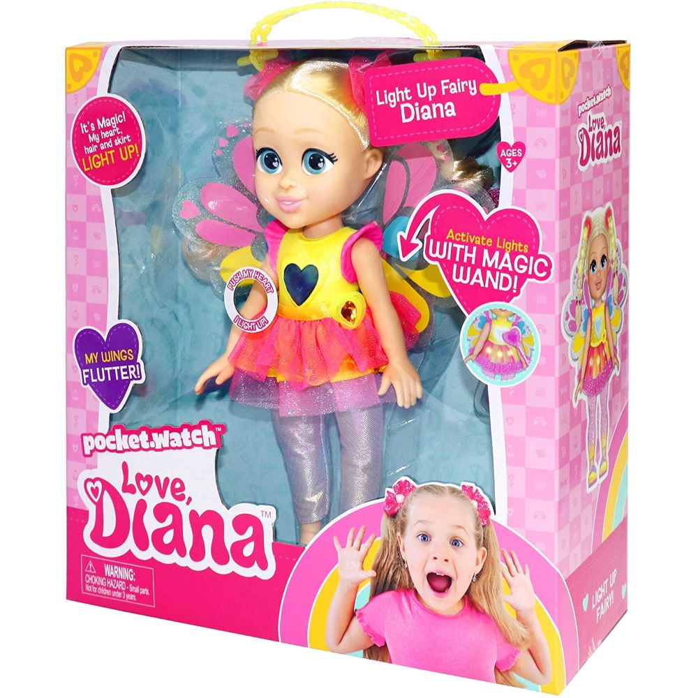 Love Diana Doll Pack Light up Fairy