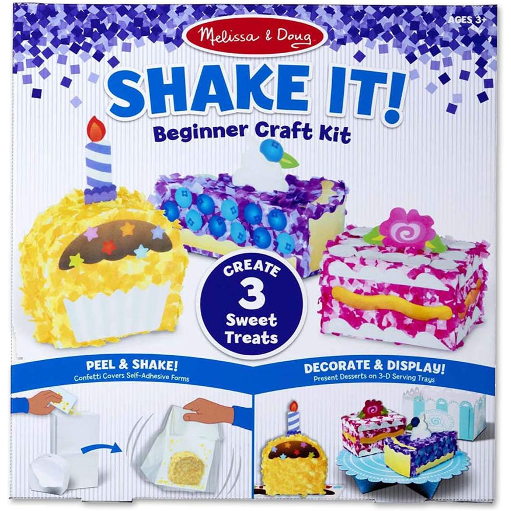 Melissa & Doug Shake It Deluxe Sweet Treats Beginner Craft Kit