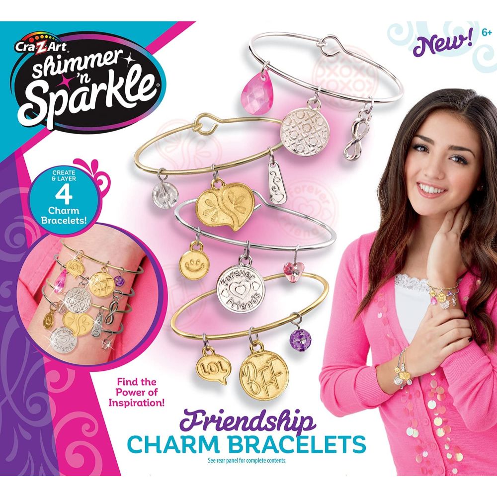 Shimmer N Sparkle Bead & Charm Bracelets