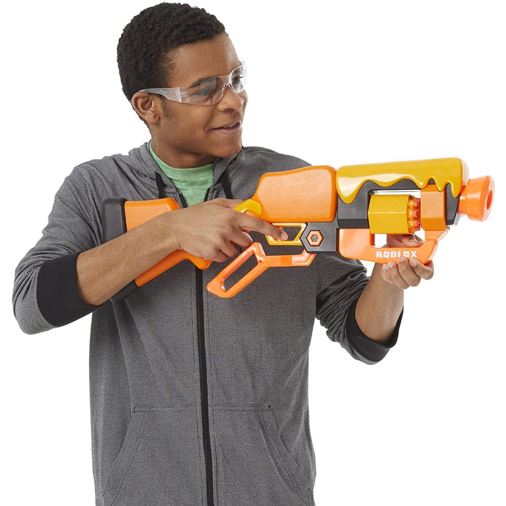 Nerf Roblox Adopt Me!: Bees! Lever Action Dart Blaster Nerf Roblox Adopt Me!: Bees! Lever Action Dart Blaster