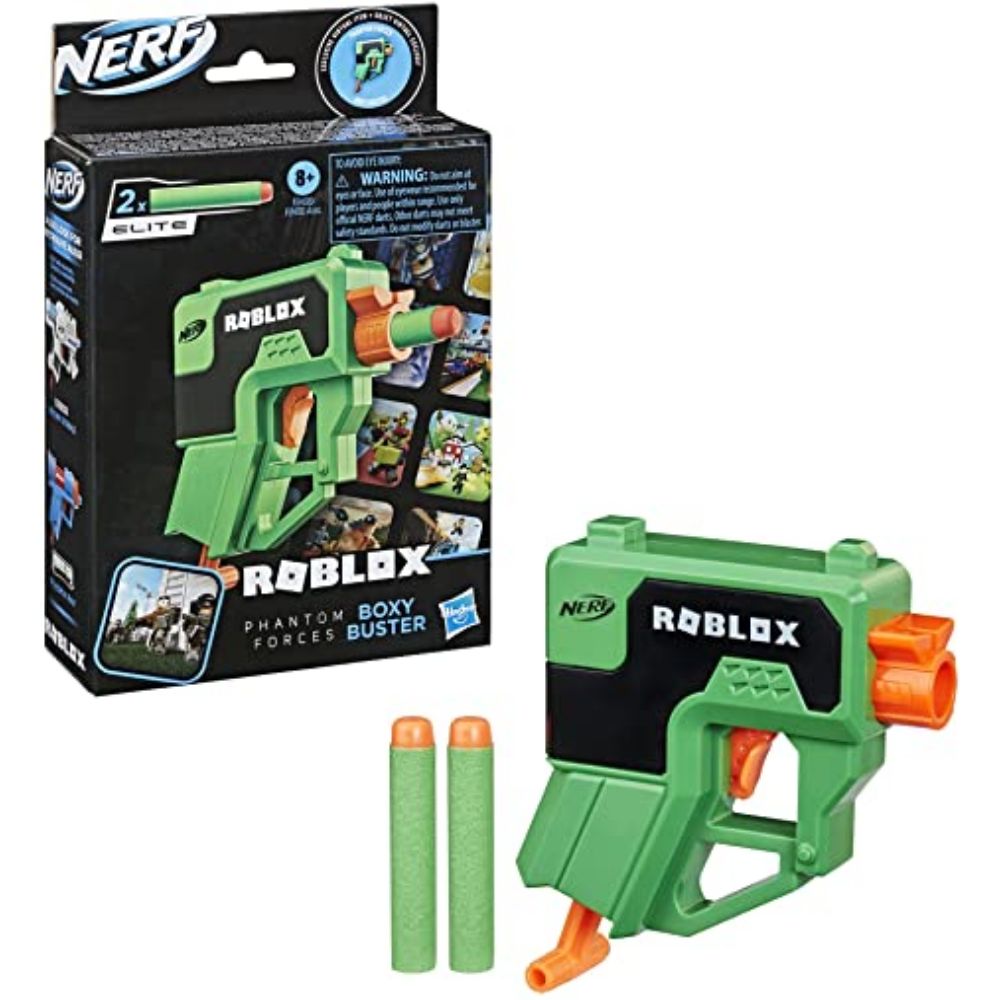 Nerf Roblox Phantom Forces: Boxy Buster Dart Blaster Nerf Roblox Phantom Forces: Boxy Buster Dart Blaster