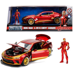 Jada Toys Marvel shops 1:24 2016 Chevy Camaro Die-cast Car with 2.75