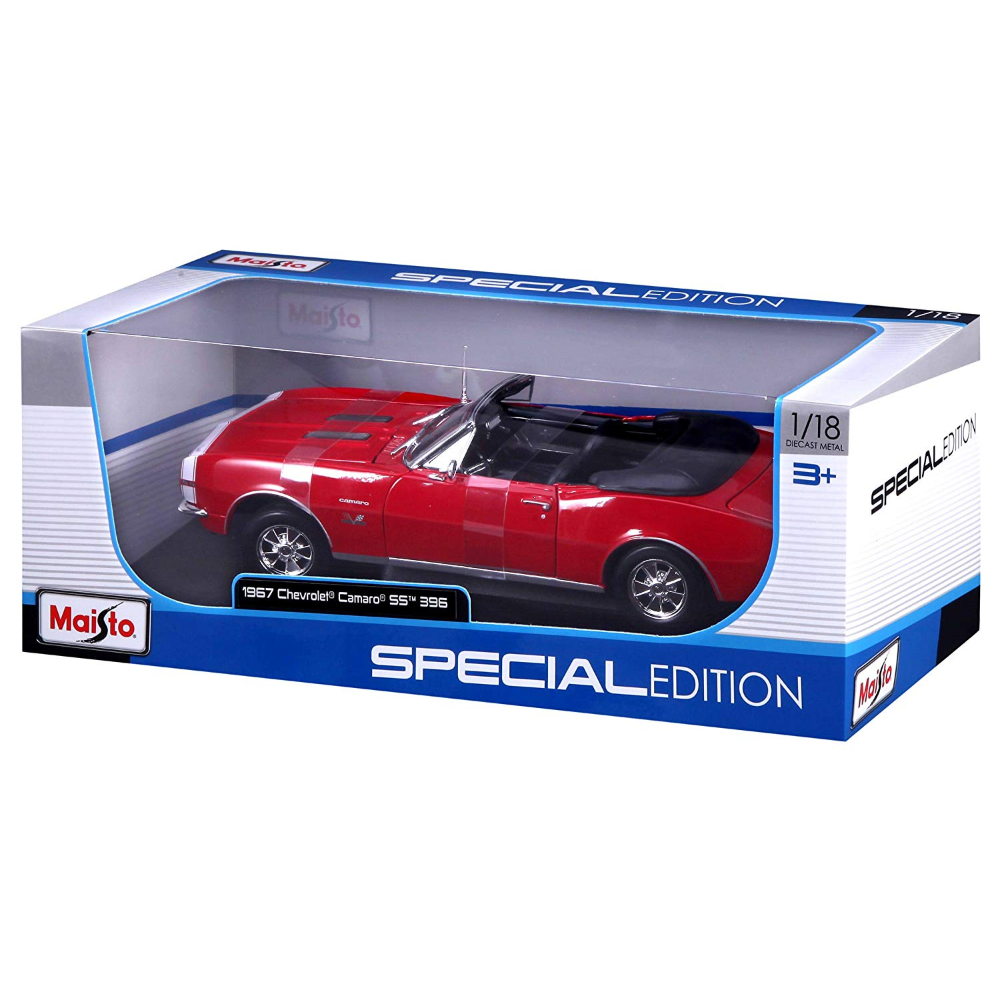 Maisto 1:18 1967 Chevrolet Camaro Ss 396 Convertible Special Edition  Image#4