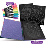 Nebulous Stars - Large Black Coloring Book