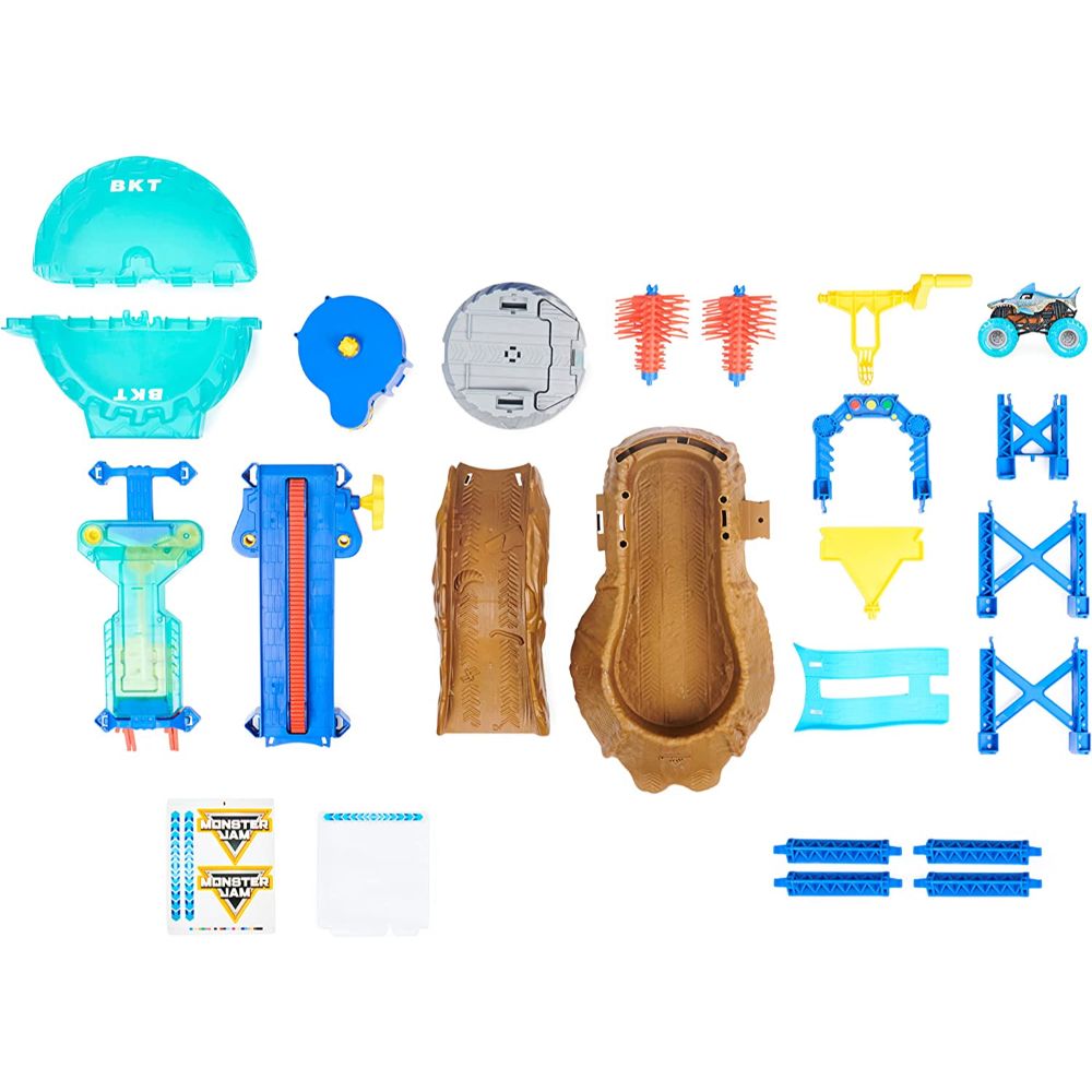 Monster Jam Wash Playset