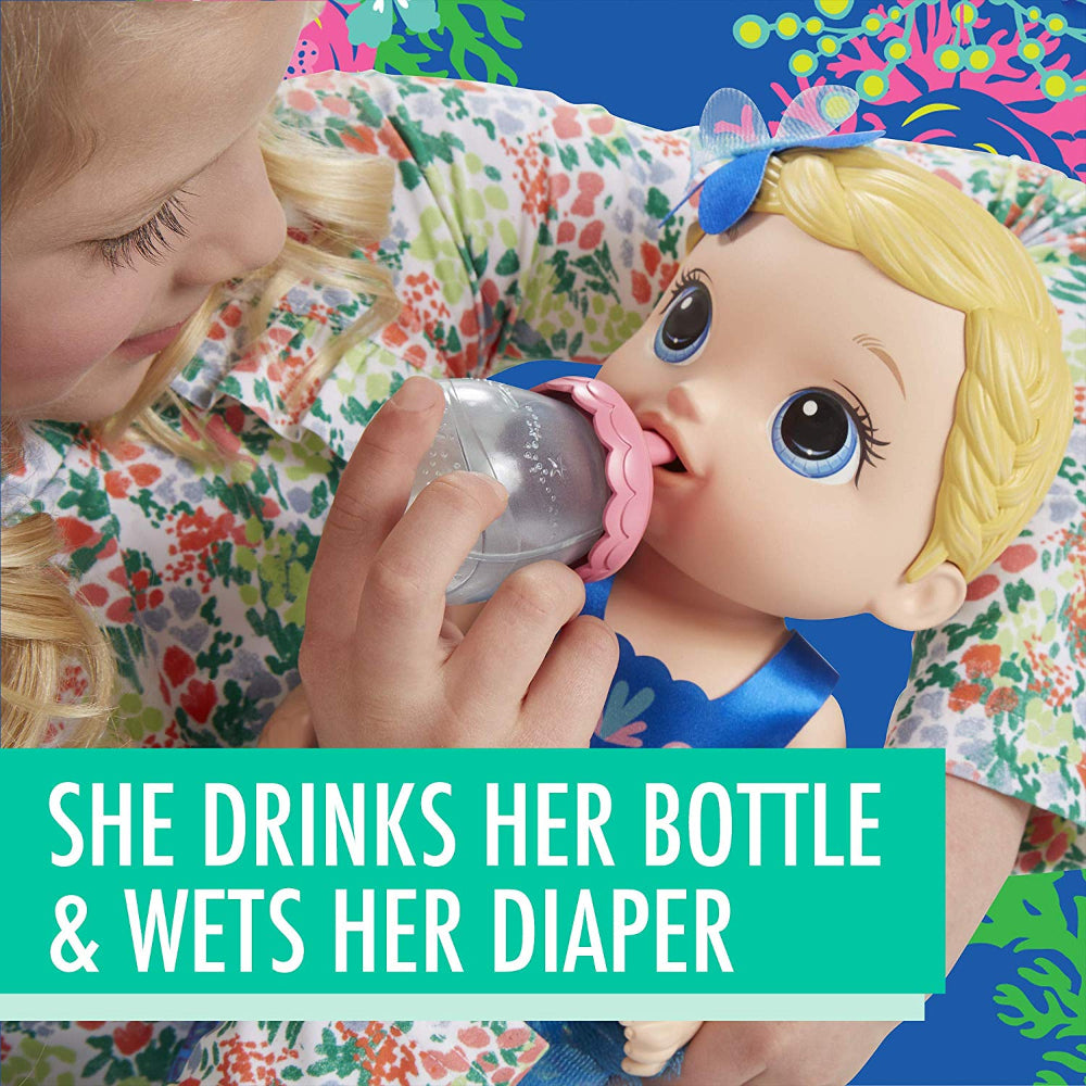 Baby Alive Shimmer N Splash Mermaid Bld Hair  Image#6