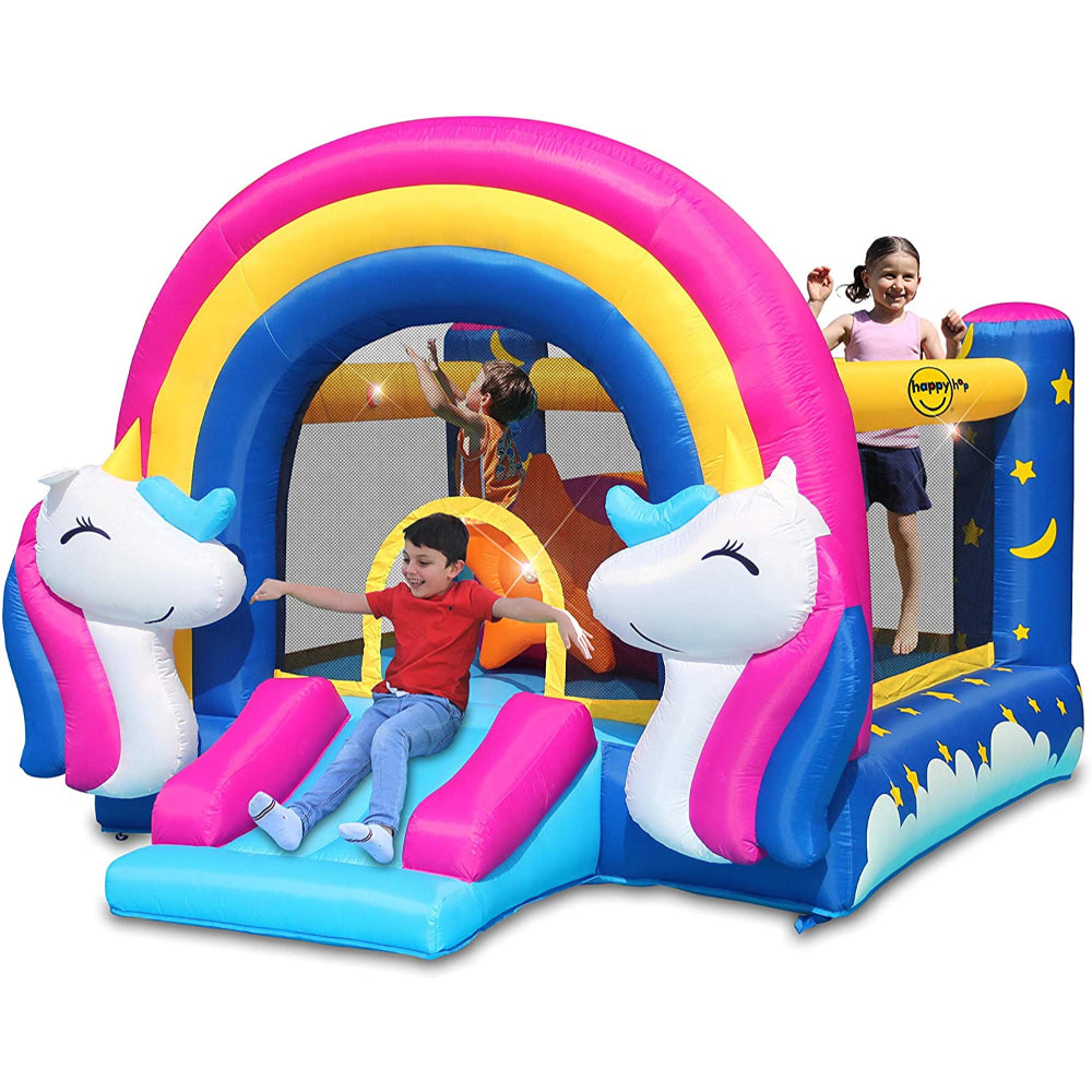 Happy Hop Fantasy Unicorn Interactive Bouncy Castles Happy Air  Image#4