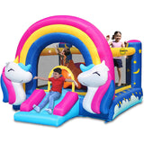 Happy Hop Fantasy Unicorn Interactive Bouncy Castles Happy Air  Image#4
