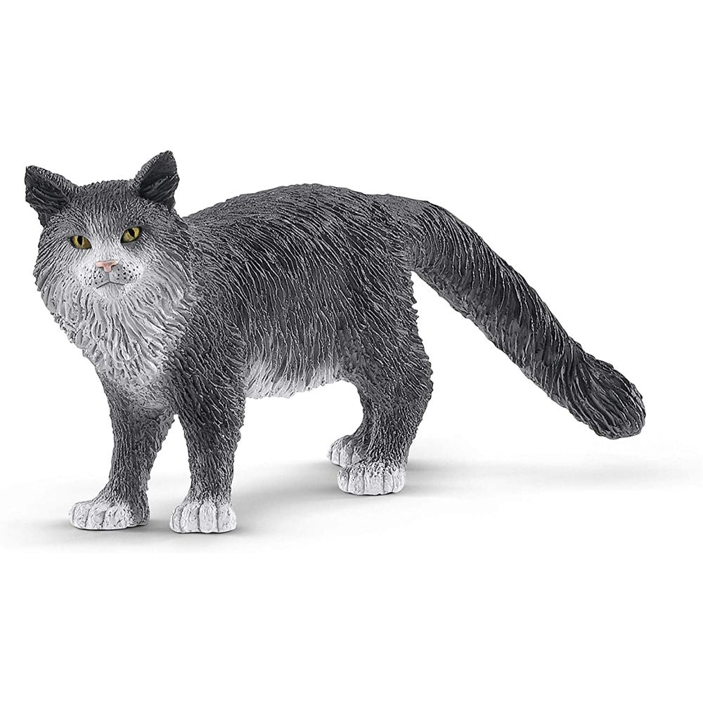 Schleich Farm World Maine Coon cat