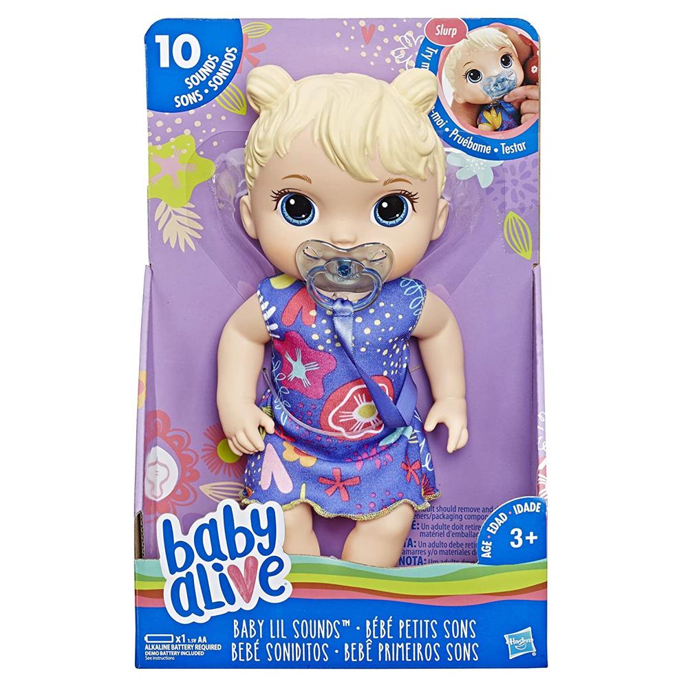 Baby Alive  Baby Lil Sounds: Interactive Blonde Hair Baby Doll  Image#2