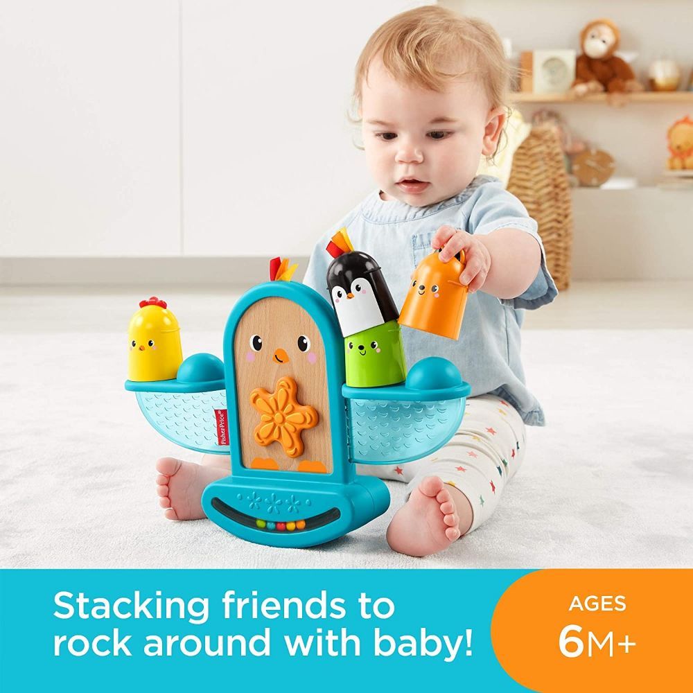 Fisher Price Stack and Rattle Birdie