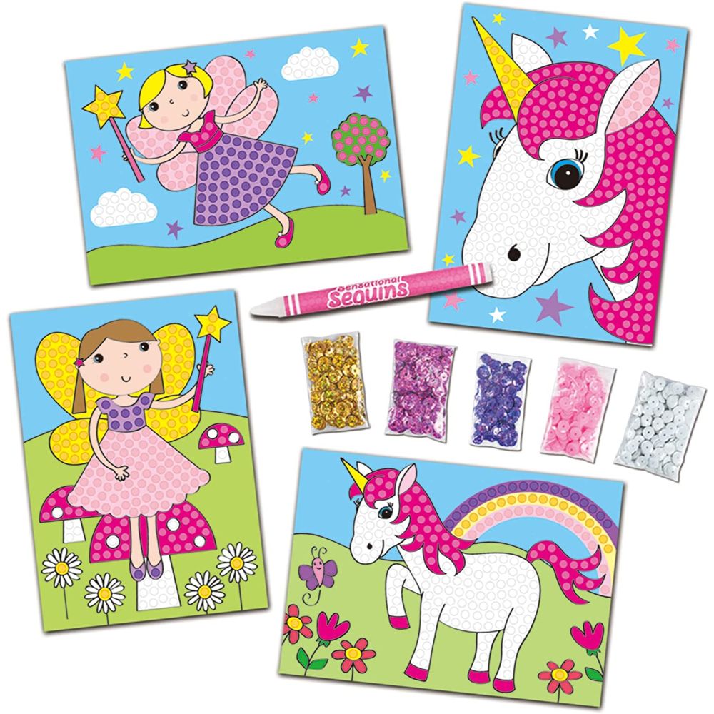Galt Sensational Sequins Fairies and Unicorns Kit