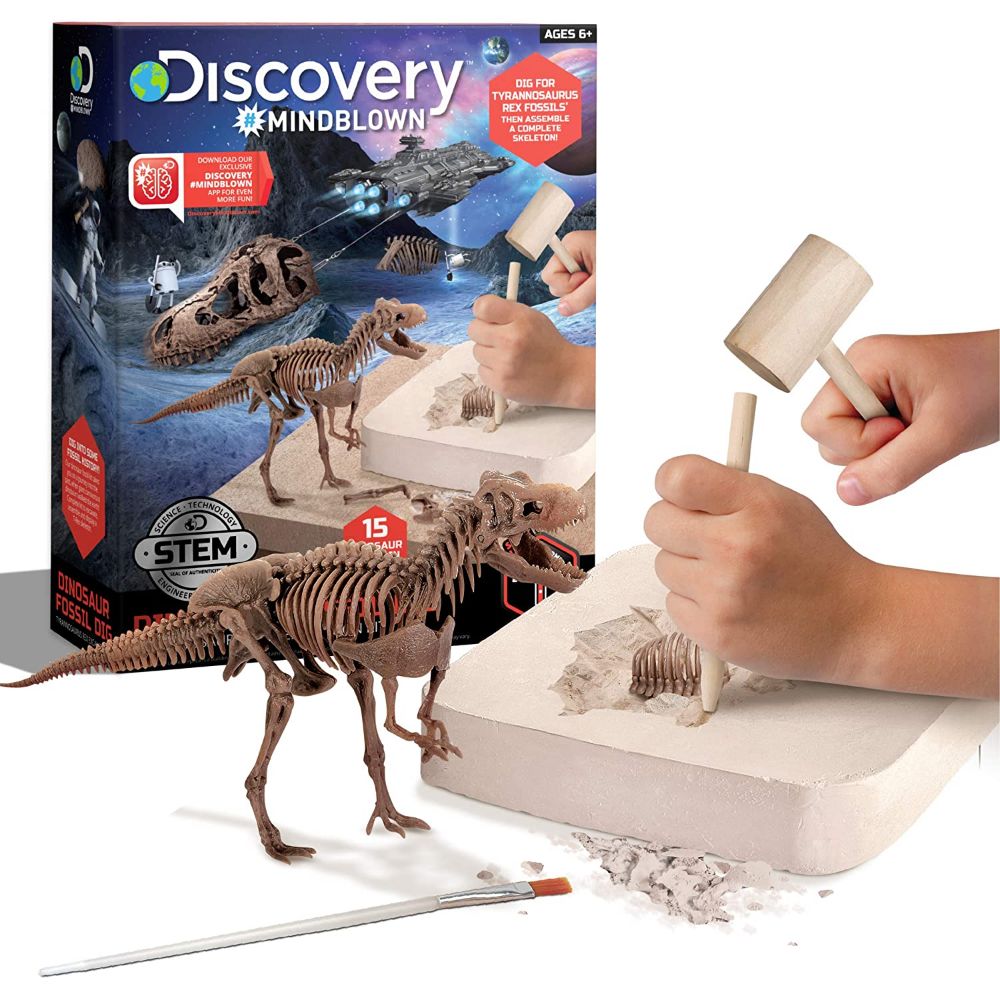 Discovery Toy Dinosaur Excavation Kit Skeleton 3D Puzzle - T-Rex