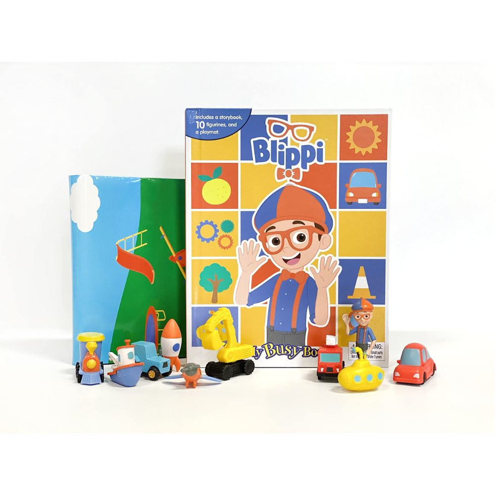 Phidal - Moonbug  Blippi My Busy Books
