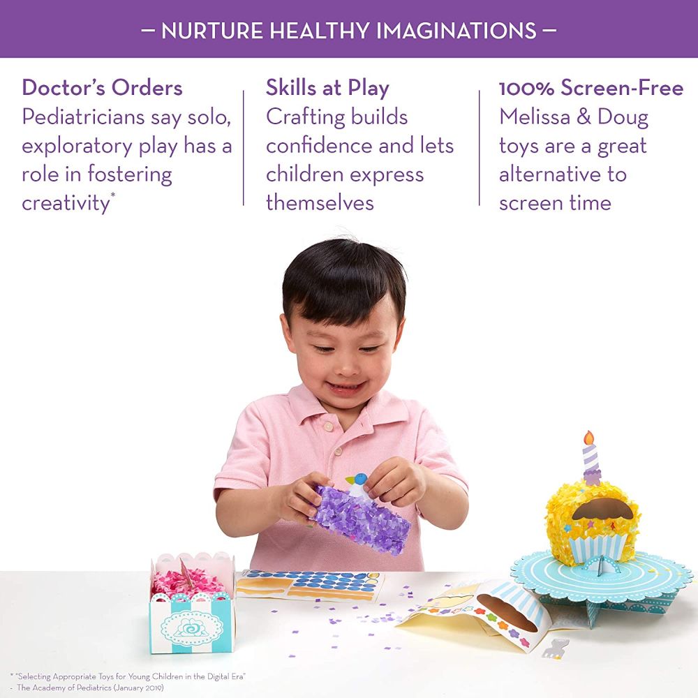 Melissa & Doug Shake It Deluxe Sweet Treats Beginner Craft Kit