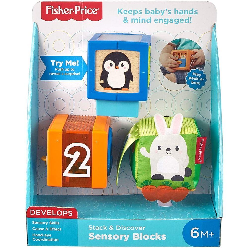 Fisher Price Stack Discover Sensory Blocks