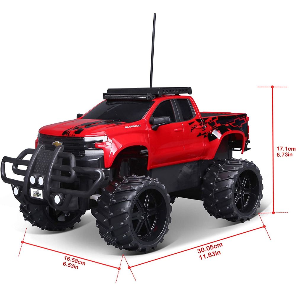 Maisto Tech Remote Control for Chevrolet Silverado (1:16, 2019), Red