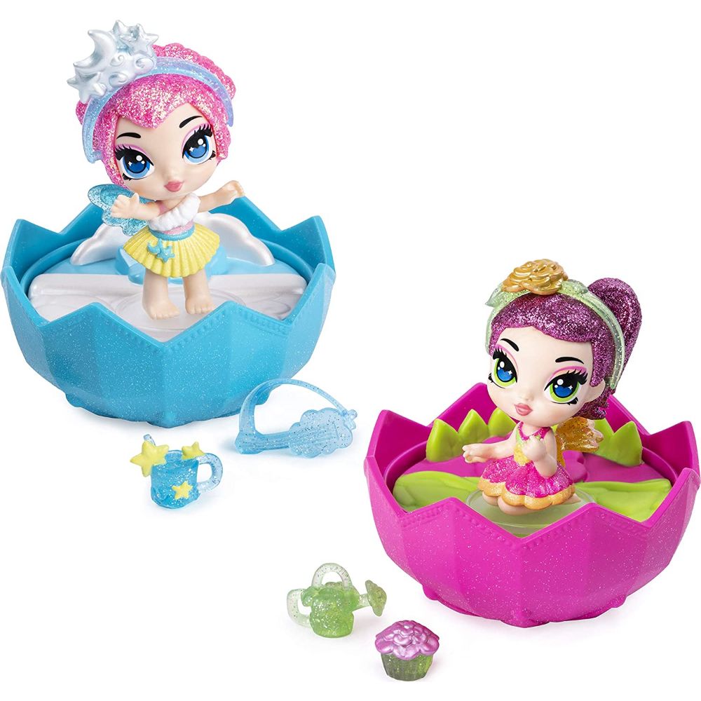 Hatchimals Pixies 2-Pack, 2.5-Inch Collectible Dolls and Accessories