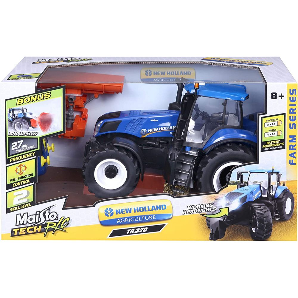 Maisto New Holand Tractor Snow Plow Maisto New Holand Tractor Snow Plow
