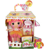 Lalaloopsy Doll- Sweetie Candy Ribbon & Pet Puppy, 13" Taffy Candy