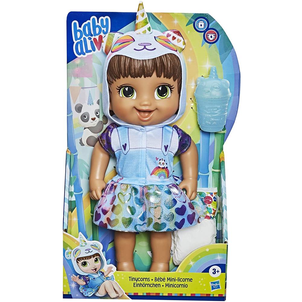 Baby Alive Tinycorns Doll, Panda Unicorn  Image#1