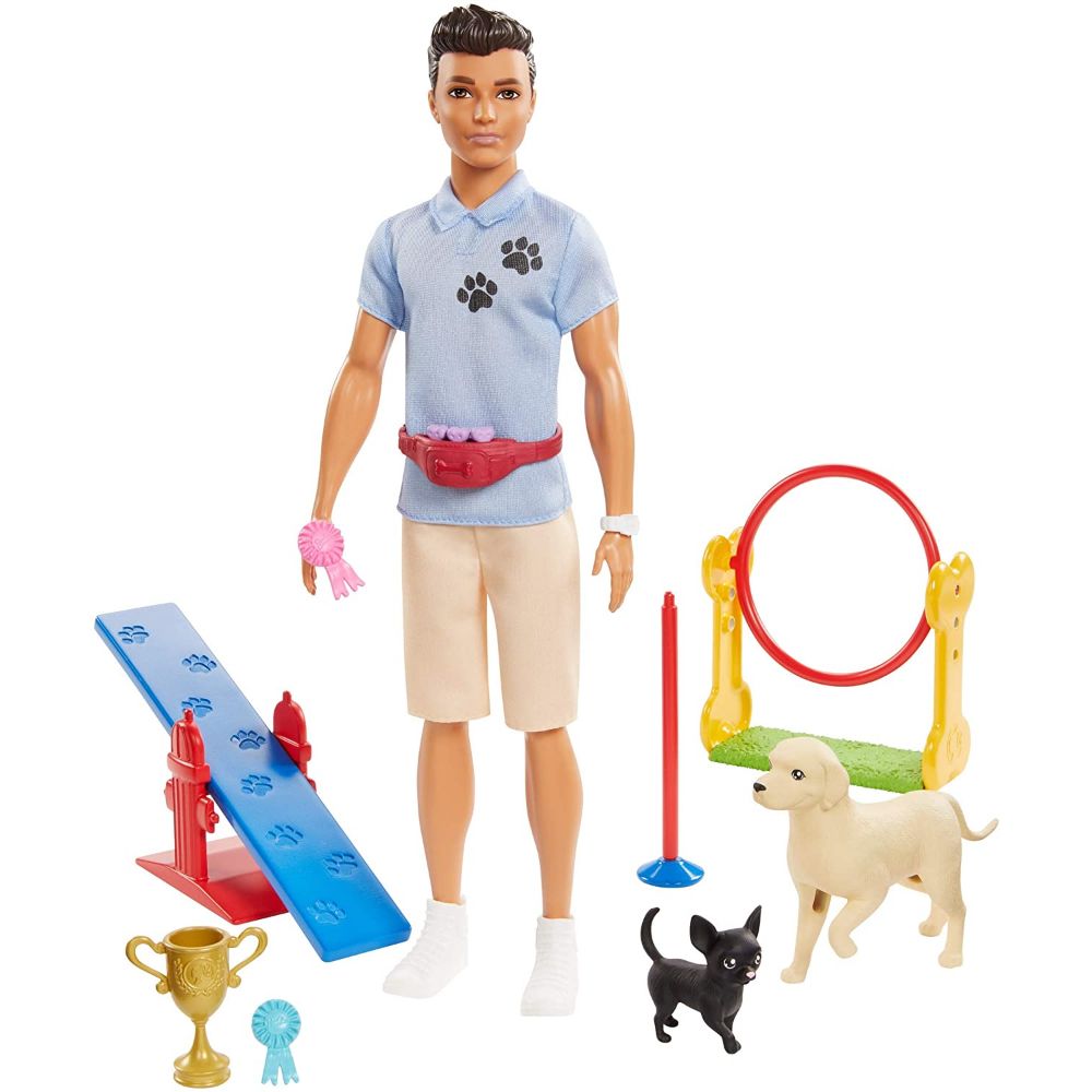 Barbie Ken Dog Trainer Playset with Doll