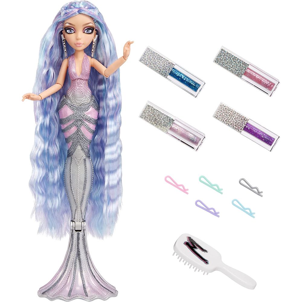 Mermaze Mermaidz Deluxe Color Change Orra doll with Glitter Hair Gel