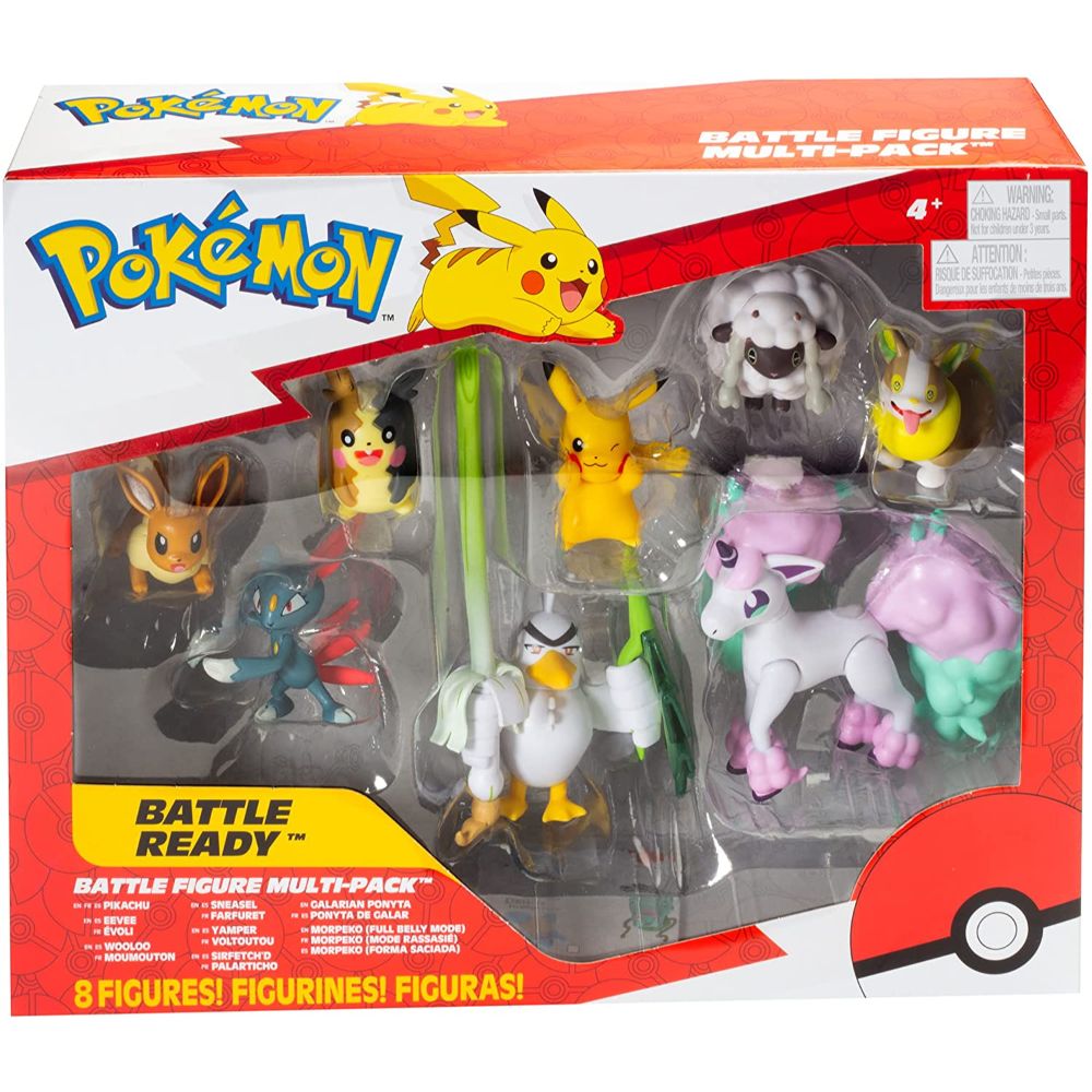 Pokemon Battle Figure 8-Pack