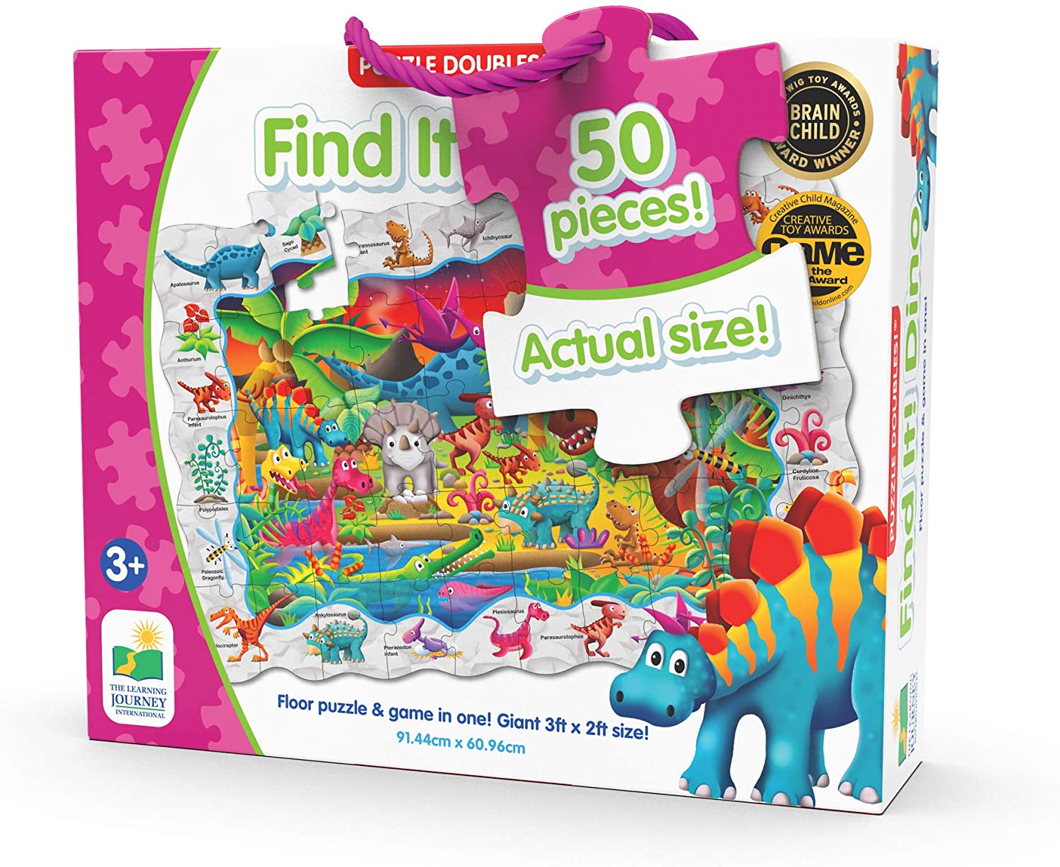 The Learning Journey Puzzle Doubles Find It Dinosaurs