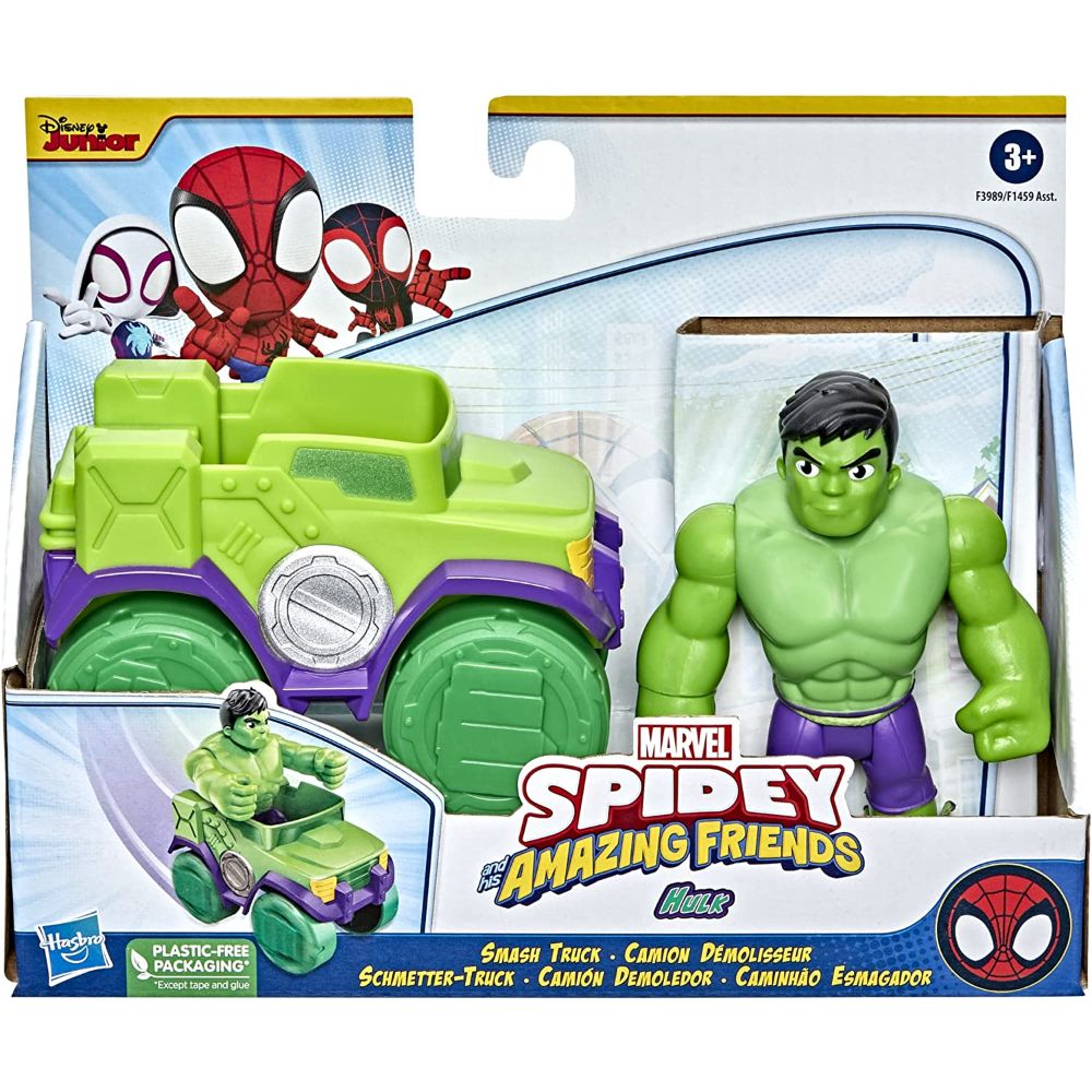 Marvel - Spidey and His Amazing Friends Hulk and Smash Truck Vehicle