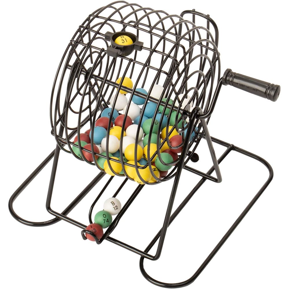 Deluxe Bingo Set - 6-Inch Roller Cage