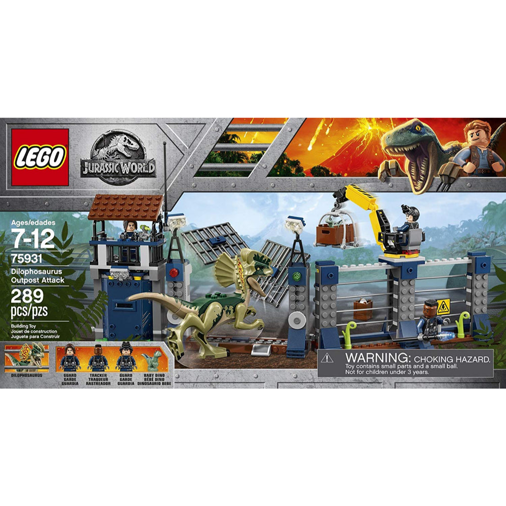 Lego Jurassic World Dilophosaurus Outpost Attack (289 Pieces)  Image#7