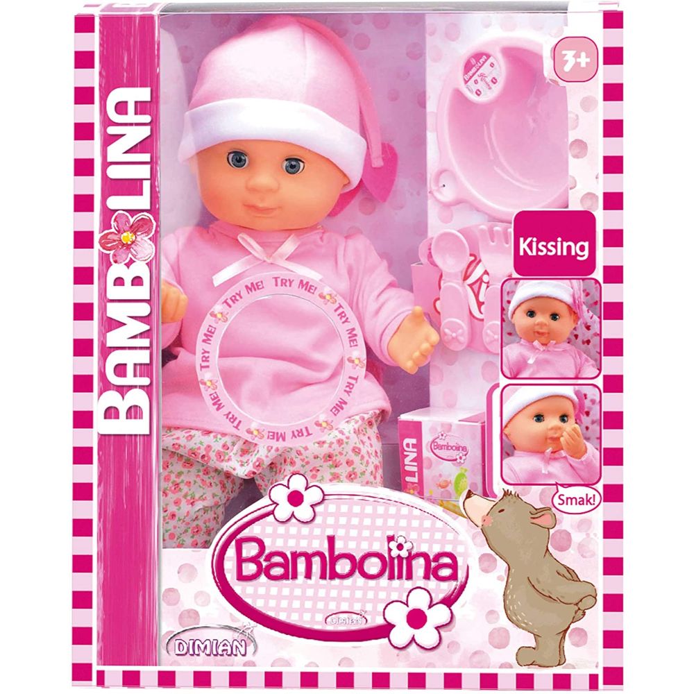 Bambolina Kissing Doll with Accessories (32 cm)