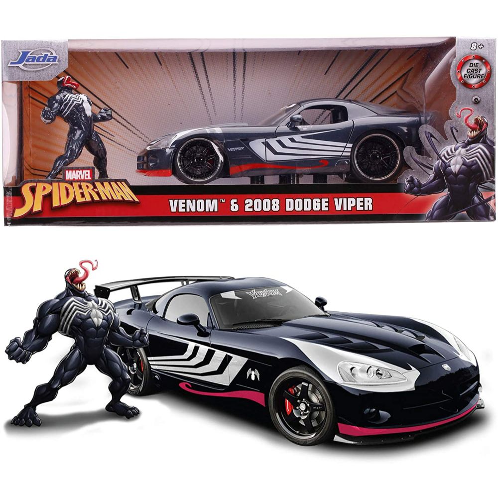Jada Marvel Venom 2008 Dodge Viper 1:24