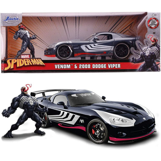 Jada Marvel Venom 2008 Dodge Viper 1:24 – Toys4me