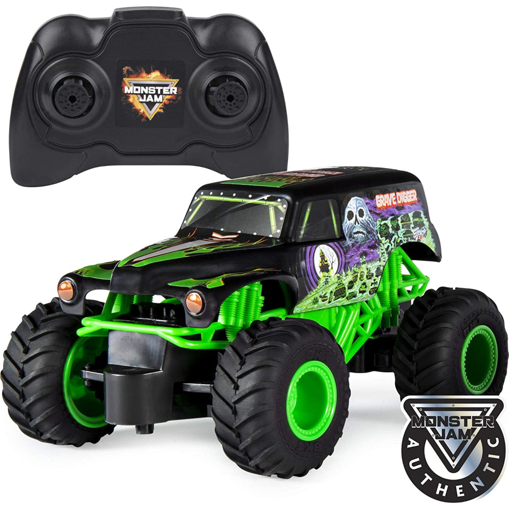 Monster Jam Authentic Grave Digger RC, 1:24 Scale, 2.4 GHz Monster Jam Authentic Grave Digger RC, 1:24 Scale, 2.4 GHz