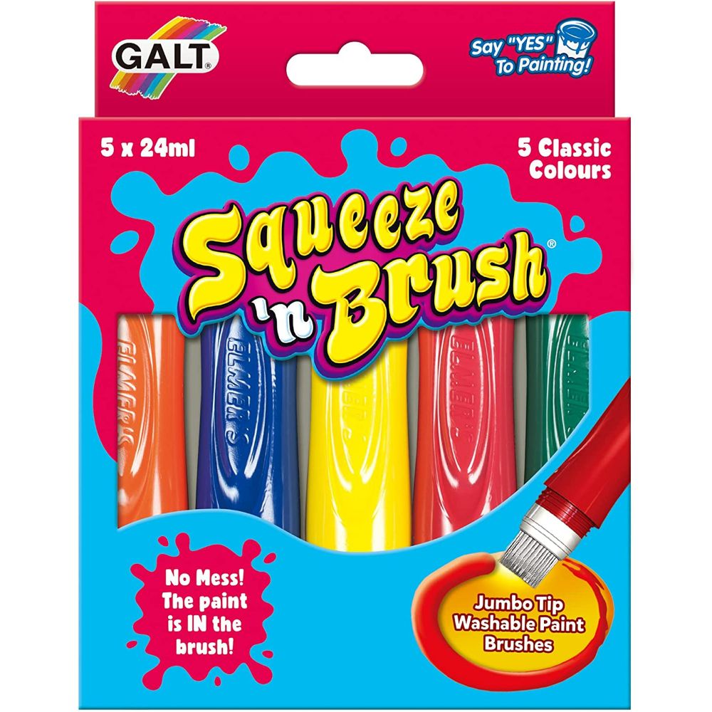 Galt Squeeze 'N Brush 5 Classic Colours