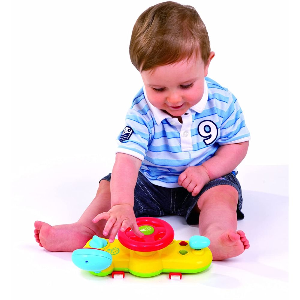 Playgo Kid Source My First Driving Kit Toy - Turn & Lean Steering Wheel Cars