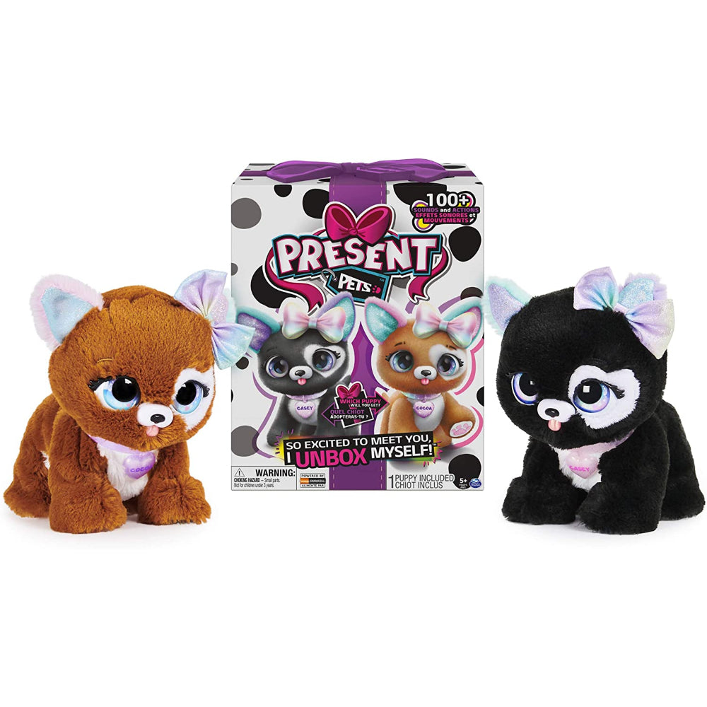 Present Pets  - Glitter Puppy Interactive Plush Pet Toy with Over 100 Sounds and Actions  Image#1