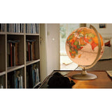 Tecnodidattica - Discovery Illuminated And Revolving Globe 12"/30cm Diameter Antique Style