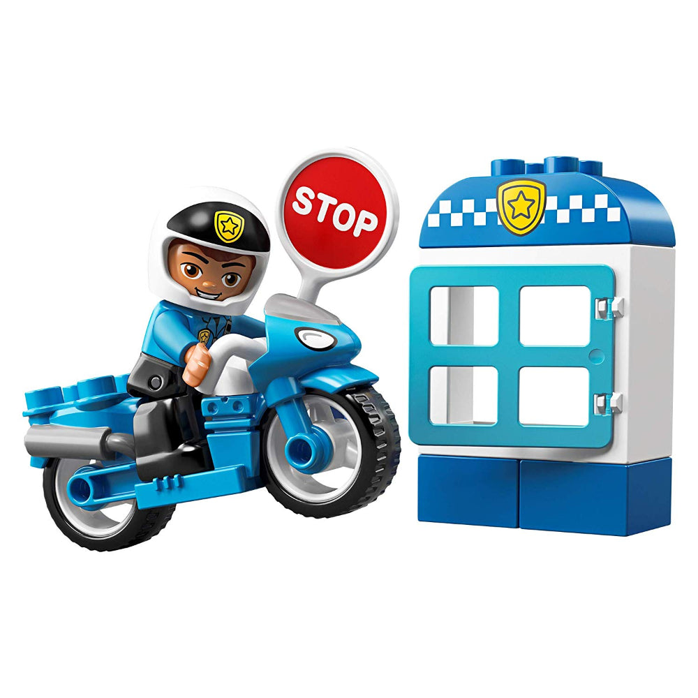 Lego Duplo Police Bike Building Blocks For Kids (8 Pcs)  Image#3