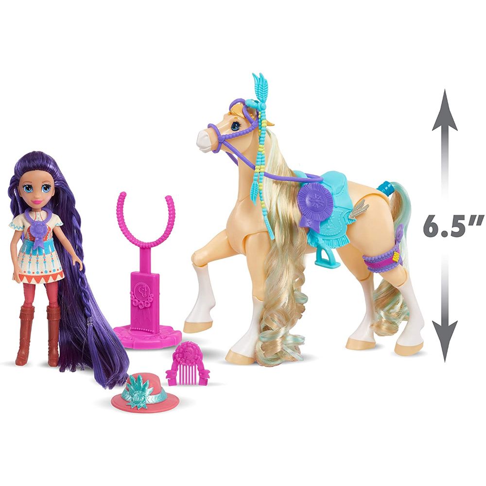 Winner's Stable Doll and Horse 11-Piece Set