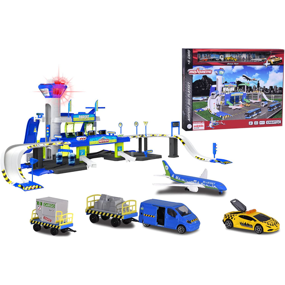 Majorette Créatix Playset  Electronic Airport With 5 Vehicles  Image#1