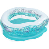 Bestway Sparkle Shell Kiddie Pool 1.50 m x 1.27 m x 43 cm