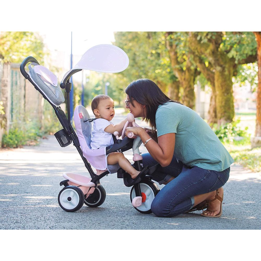 Smoby Tricycle Baby Driver Plus Pink